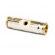 Brass Slip Lock Connector for 3/8 (Ø9.52mm) Tube with One 3/16 " female threaded inlet-2 Pcs